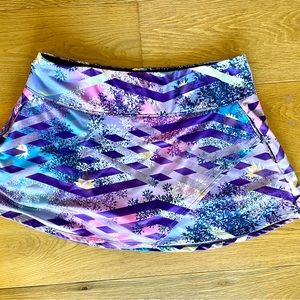 Eleven by Venus Williams Fly Tennis Skirt/Skort Size XL Geometric, EUC, Ret. $78